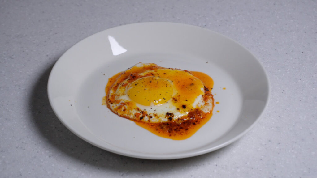 고추기름 계란프라이