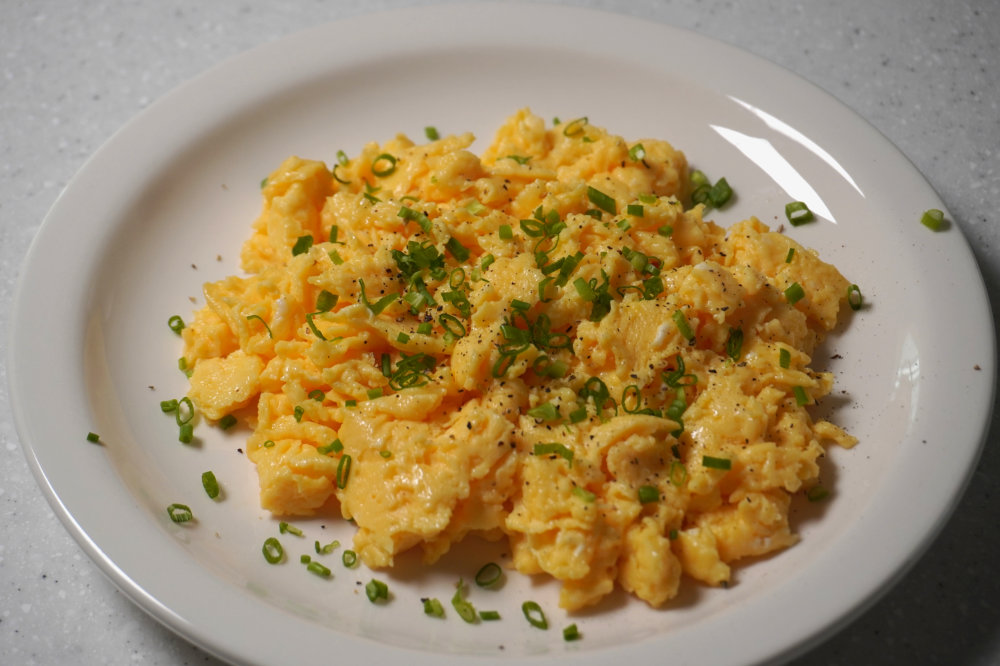 켄지의 스크램블에그 완성