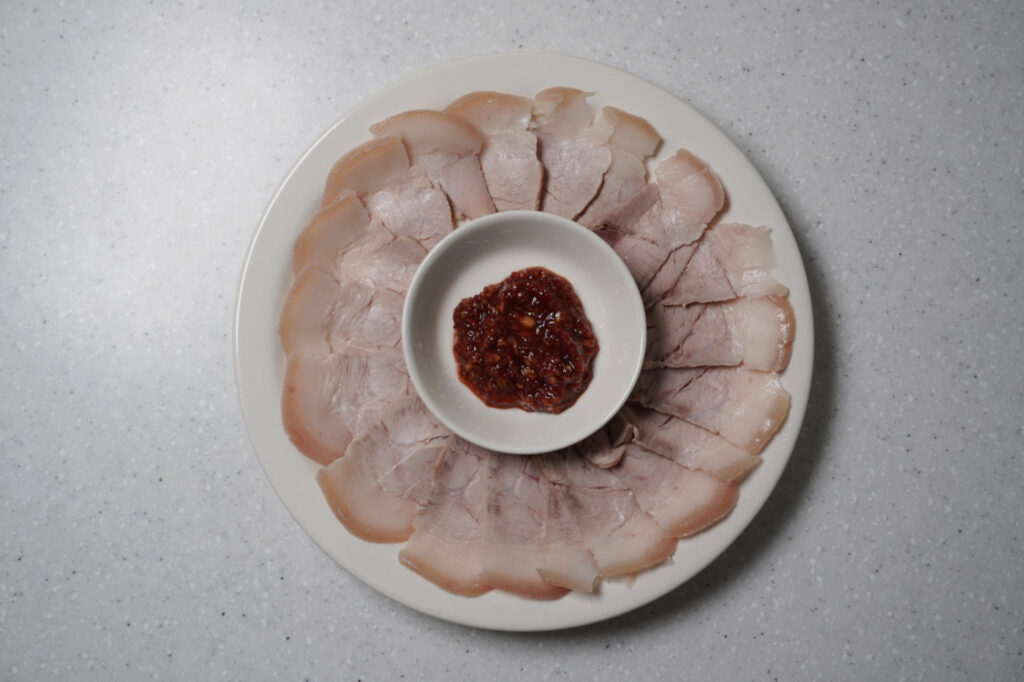 박찬일 셰프 냉제육 완성